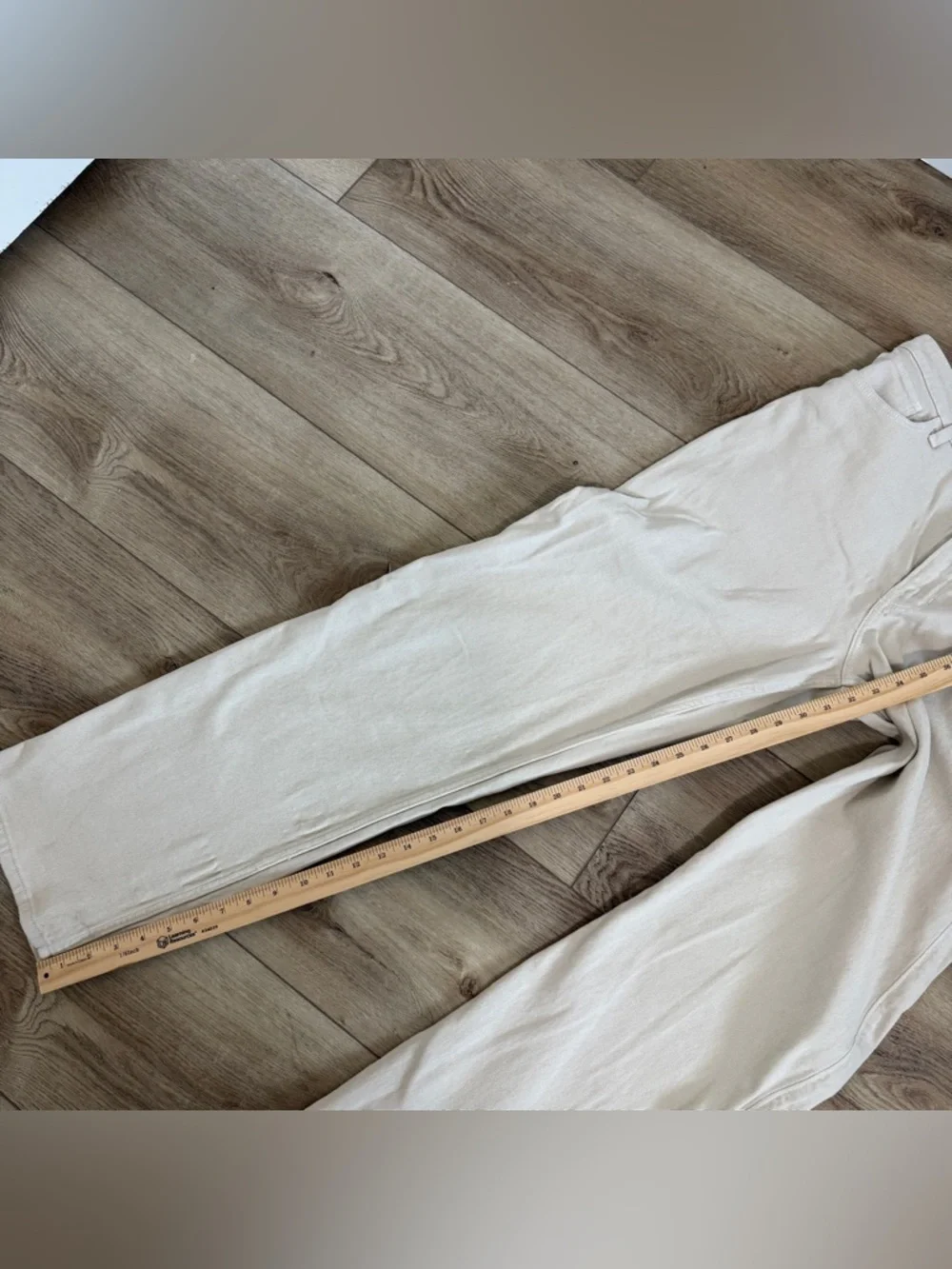 HOLLISTER 10/30 LONG Khaki‎ Light Tan High Rise Dad Jeans Baggy
